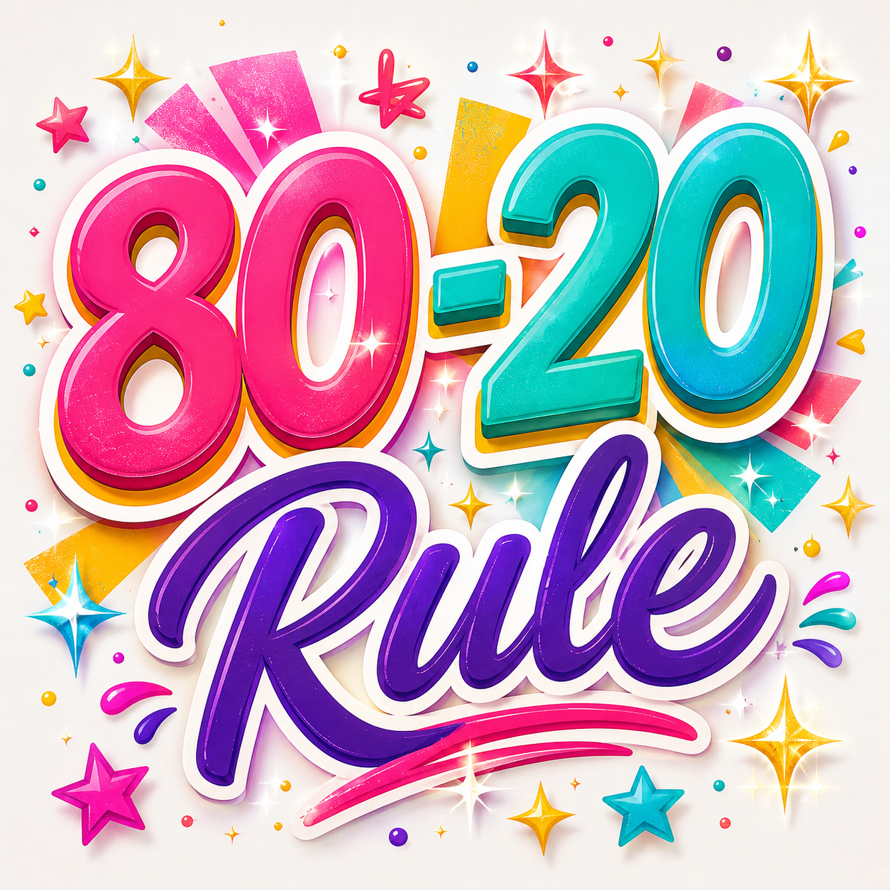 The 80-20 Rule… and When the 20% Wins (Because… Dessert 🍕👩🏻)