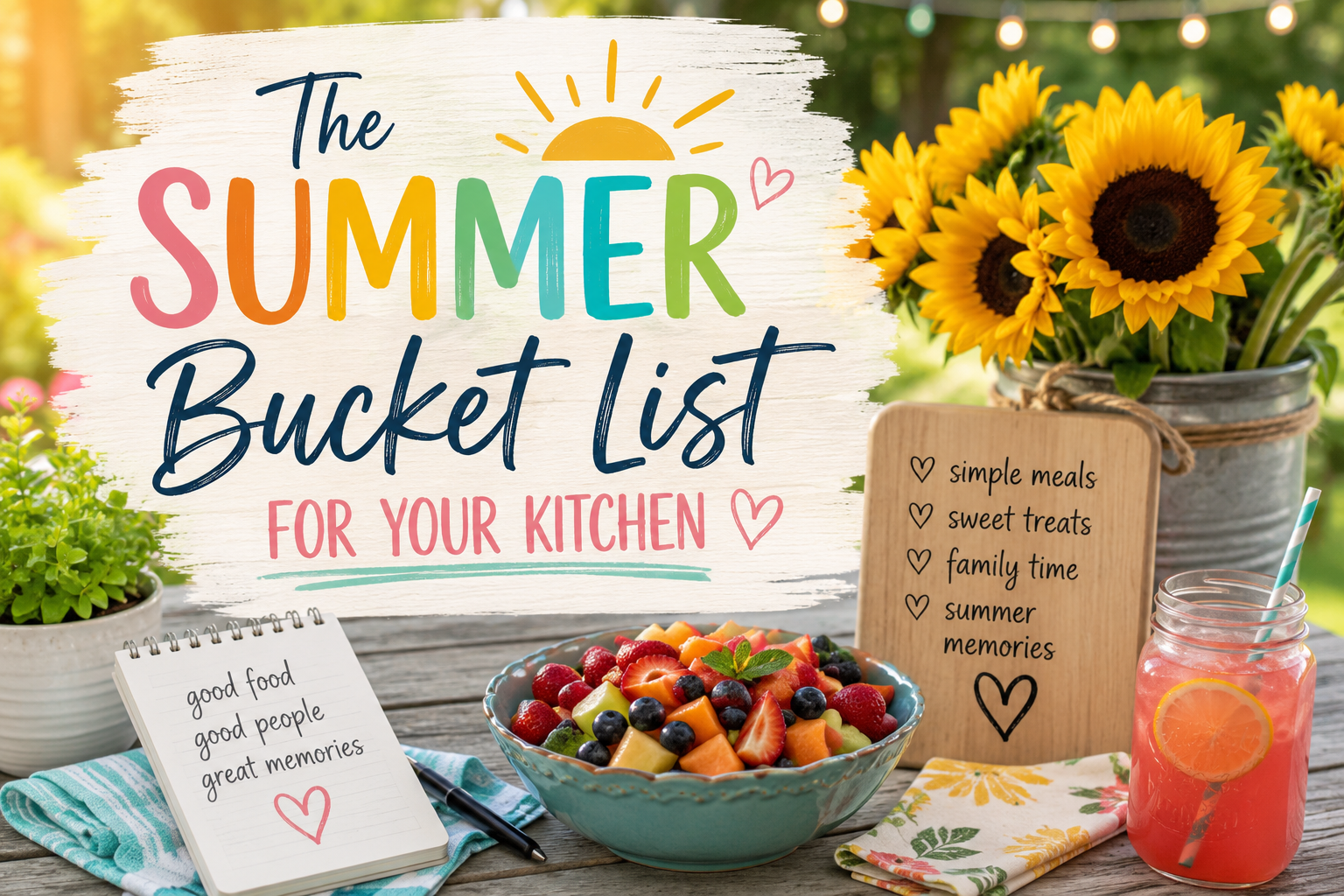 ☀️ The Summer Bucket List for Your Kitchen