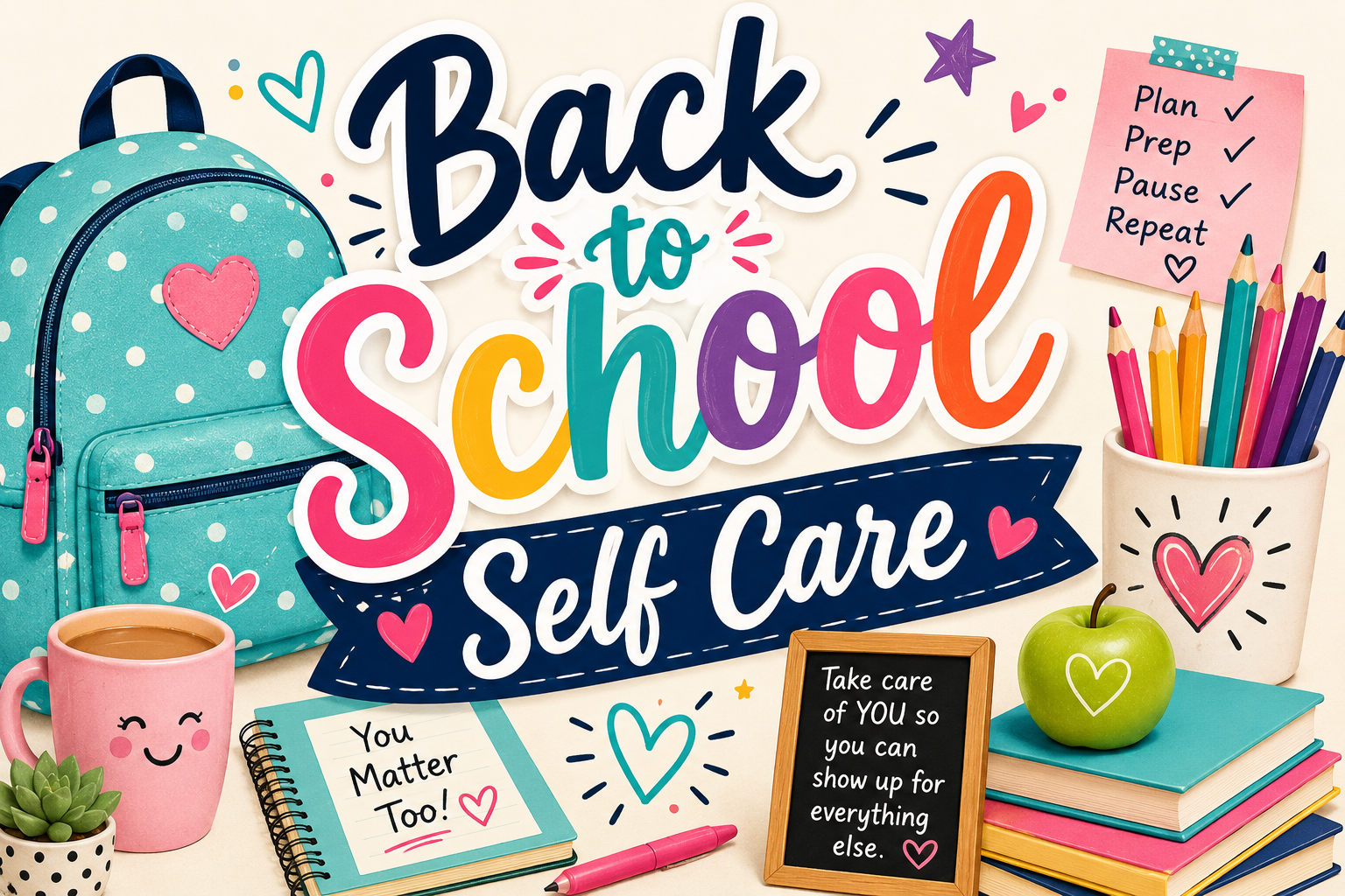 Back to School, Back to YOU: A Little Self-Care Goes a Long Way 🎒💕