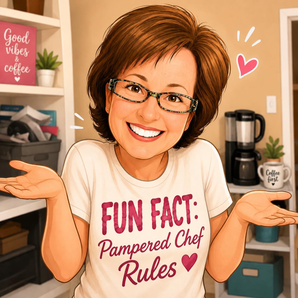 Real Life Roll Call 👩🏻🍳

Be honest… what’s sitting on your kitchen counter RIGHT NOW?

🤣 unopened mail
🍪 snacks
☕ coffee cups
🥬 meal prep stuff
🐶 a dog supervising everything

My kitchen currently looks like “organized chaos with a splash of snacks.” LOL

#howipamperedchef #KitchenChaos #nobigdeal #MessyMoments