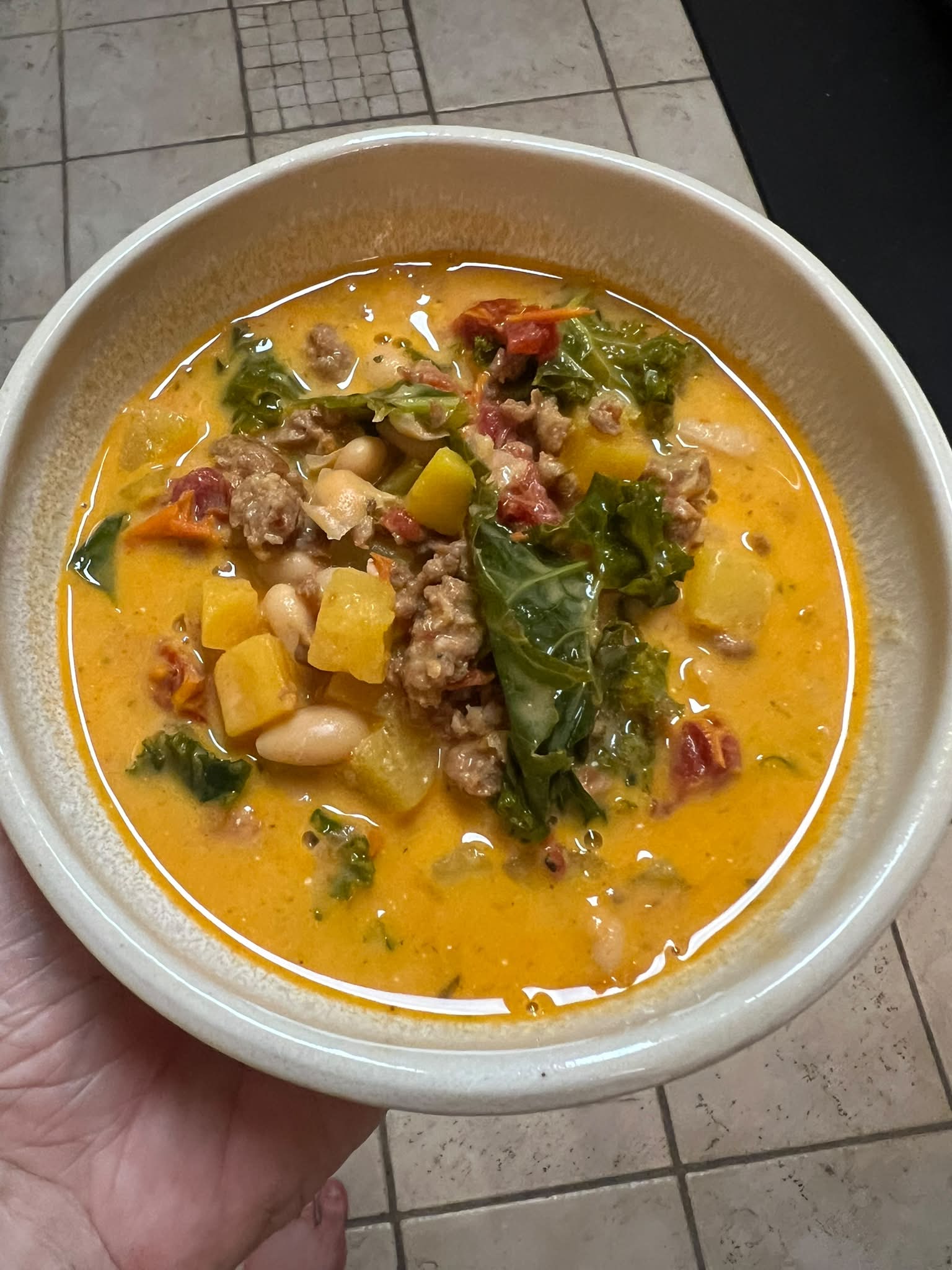 What to do when it’s still 90 something degrees outside and you want soup?? Glad you asked. You make soup. 🥳

This recipe from is from EatingWell and it does not disappoint. 😍

If you would like the recipe comment below SOUP and I’ll send it you way. 😘