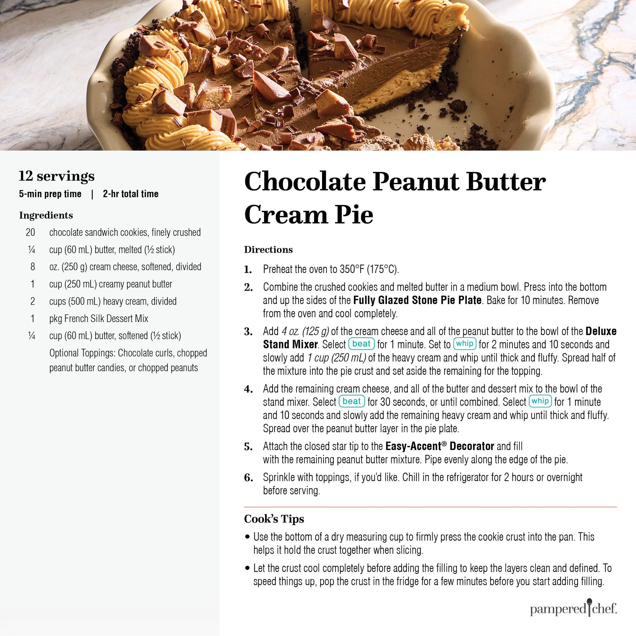 It’s time for a little Mid-Week Inspiration, and this week we’re skipping straight to dessert. Because sometimes dessert deserves to be the main character. 😂

Meet Chocolate Peanut Butter Cream Pie! 🥜🍫

With just 5 minutes of prep, you get that dreamy chocolate-and-peanut-butter combo we all love, tucked into a chocolate cookie crust.

It looks fancy enough for company but is easy enough for a random Wednesday when life just needs PIE. 😂

Dress it up for holidays, parties, or potlucks—or don’t dress it up at all. I promise nobody will complain.

I LOVE a dessert that brings the WOW without all the work!