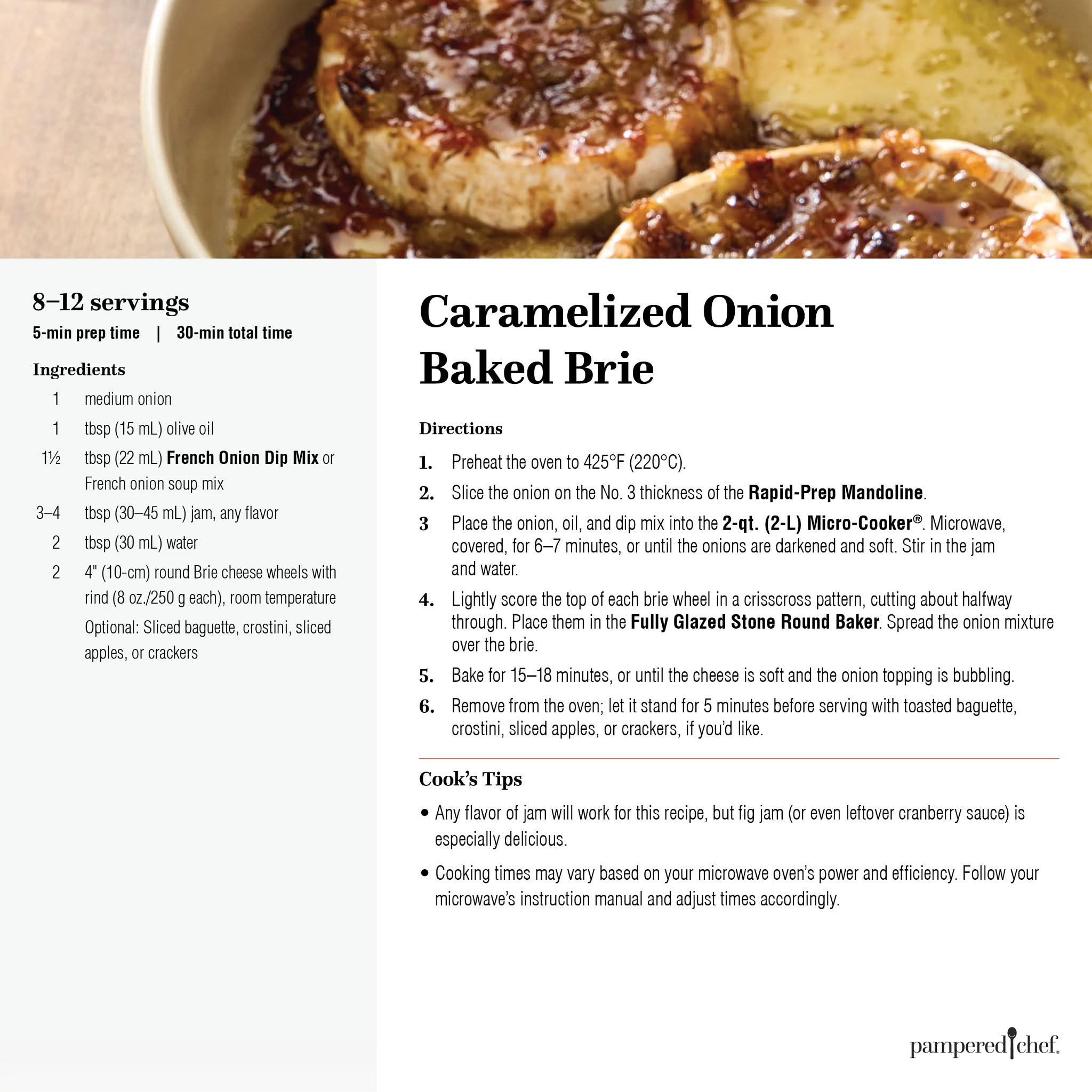 If warm, melty Brie topped with sweet caramelized onions doesn’t scream cozy season, I don’t know what does. 🧀🍂

This week’s Mid-Week Inspiration is Caramelized Onion Baked Brie—easy enough for a random Wednesday, but fancy enough for your holiday table.

Because sometimes we deserve to feel fancy without actually doing fancy-level work. 😂