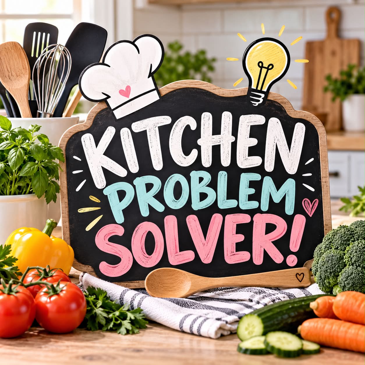 🚨 KITCHEN PROBLEM SOLVER! 🚨

Lydia gave me our next kitchen problem:

“With my long work hours, I need food prep to work for me. I love coming home just to snack as my dinner. Then I find my veggies didn’t keep.”

Lydia, I think I found the problem...

You don't need MEAL prep.
You need SNACK DINNER PREP! 😂🙌

Instead of prepping full meals you may not want after a long day, prep the foods you KNOW you'll actually grab.

🥕 Wash, thoroughly dry & cut up a few veggies
🥒 Keep them front and center so you don't forget about them
🧀 Add easy proteins like cheese, boiled eggs or leftover chicken
🥣 Portion out hummus or your favorite dip
🍓 Add some fruit
🥜 Toss in a handful of nuts or crackers

Now when you walk through the door tired and hungry, you can grab your little “Girl Dinner” assortment and call it DONE. 😂

And here's the biggie with those veggies: moisture is the enemy! Make sure they're nice and dry before storing them, and don't prep a whole week's worth if they won't last that long. Try prepping a few days at a time instead.

The goal isn't to meal prep like somebody on Instagram with 27 matching containers. 😂

It's to prep food for the way YOU actually live and eat.

✔️ Lydia's kitchen problem officially tackled!