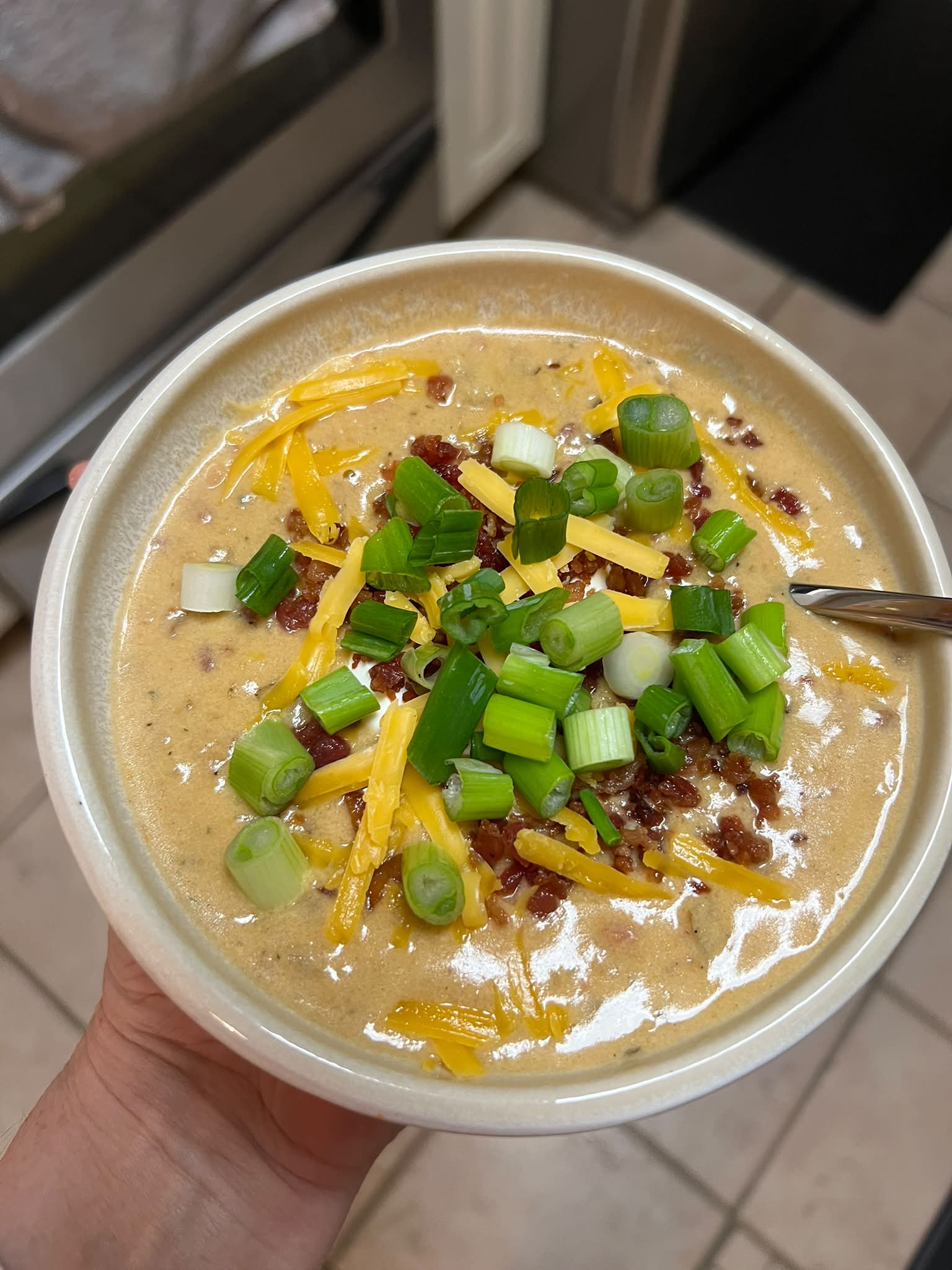 Gabriela, your Loaded Baked Potato Soup was the bomb!! 🥳🩷😋